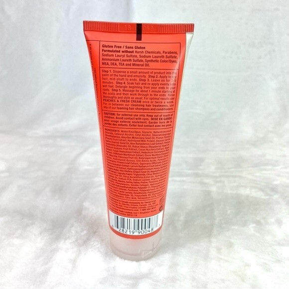 Tweak’d by Nature Peaches & Fresh Cream Cleansing Hair Treatment 3oz New - Picture 2 of 4